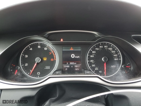 2013 Audi A4 Premium Plus with VIN WAUEFAFLXDN019821, listed as a Copart auction lot 51570375 with 131,669 mi miles and Clean Title. Bid and sale history available at carsss.com. Image 9.