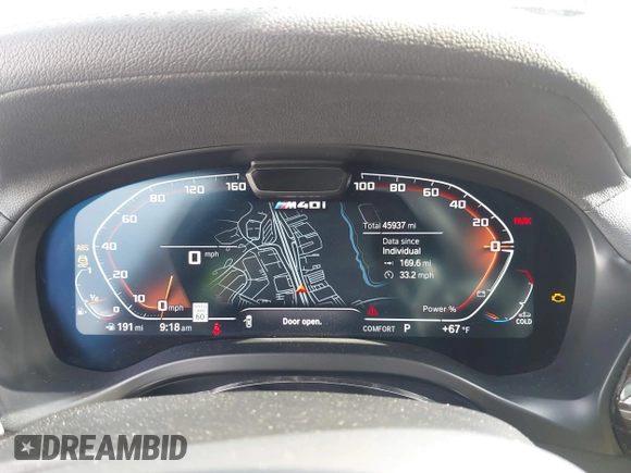 2023 BMW X3 M40i with VIN 5UX83DP08P9N81405, listed as a IAAI auction lot 41853811 with 45,937 mi miles and . Bid and sale history available at DreamBid. Image 7.