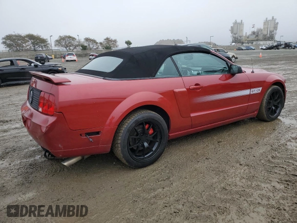 2009 Ford Mustang GT with VIN 1ZVHT85H395116989, listed as a Copart auction lot 44259475 with 98,104 mi miles and Salvage title. Bid and sale history available at DreamBid. Image 3.