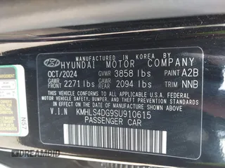 2025 Hyundai Elantra SEL Convenience z VIN KMHLS4DG9SU910615, wystawiony jako IAAI lot #42296527 z przebiegiem 11 590 mil mil oraz . Historia ofert i sprzedaży dostępna na DreamBid. Obrazek 9.