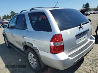 2003 Acura MDX Touring Pkg with VIN 2HNYD18693H517135, listed as a Copart auction lot 48460284 with 168,359 mi miles and Salvage Title. Bid and sale history available at carsss.com. Image 2.