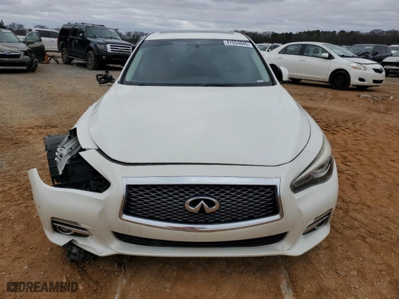 2017 Infiniti Q50 3.0t Premium with VIN JN1EV7AP8HM730211, listed as a Copart auction lot 47554045 with NaN miles and Salvage Title. Bid and sale history available at carsss.com. Image 5.