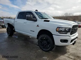 2024 Ram 2500 Lone Star with VIN 3C6UR5DLXRG317129, listed as a Copart auction lot 47662145 with 5,912 mi miles and Salvage Title. Bid and sale history available at carsss.com. Image 4.