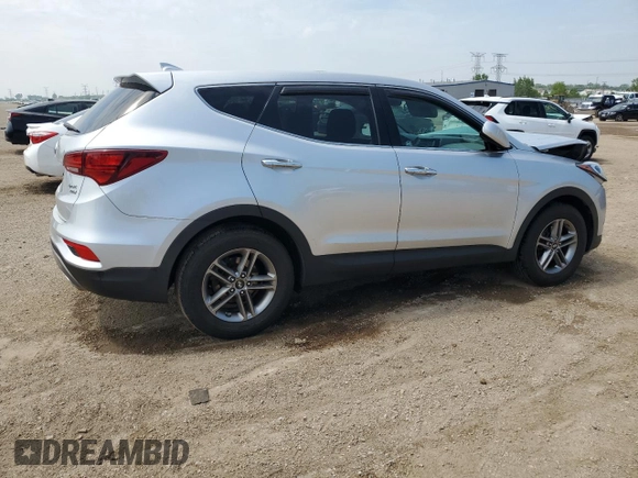 2017 Hyundai Santa Fe 2.4L with VIN 5XYZTDLB0HG437926, listed as a Copart auction lot 60034725 with 80,313 mi miles and Salvage title. Bid and sale history available at DreamBid. Image 3.