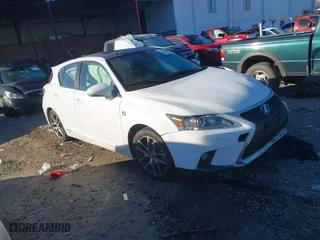 2015 Lexus CT 200h Hybrid with VIN JTHKD5BH0F2240478, listed as a IAAI auction lot 41356444 with 71,118 mi miles. Bid and sale history available at carsss.com. Image 1.