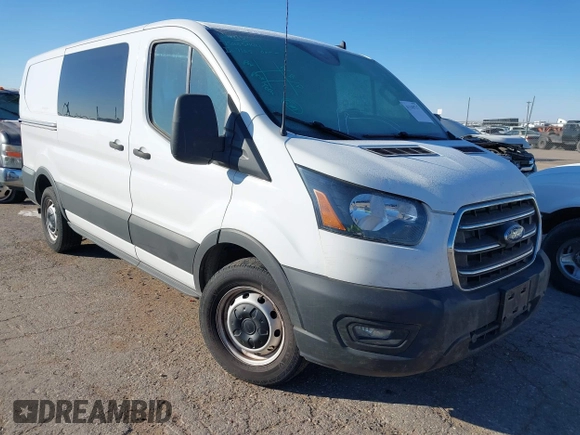 2020 Ford Transit Cargo with VIN 1FTYE1YG3LKB68820, listed as a IAAI auction lot 41340717 with 112,701 mi miles and . Bid and sale history available at DreamBid. Image 1.