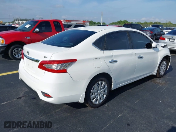 2017 Nissan Sentra SV with VIN 3N1AB7AP9HY251753, listed as a IAAI auction lot 42392583 with 134,889 mi miles and . Bid and sale history available at DreamBid. Image 4.