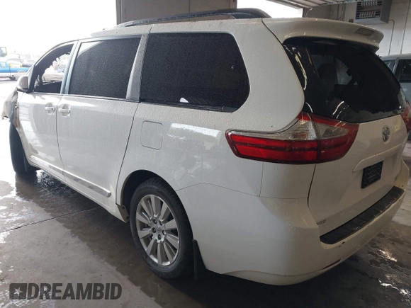 2017 Toyota Sienna LE with VIN 5TDJZ3DC5HS180200, listed as a IAAI auction lot 42204077 with 114,726 mi miles and . Bid and sale history available at DreamBid. Image 3.