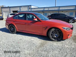 2018 BMW M3 with VIN WBS8M9C52J5L00719, listed as a Copart auction lot 40472924 with 35,672 mi miles. Bid and sale history available at carsss.com. Image 4.