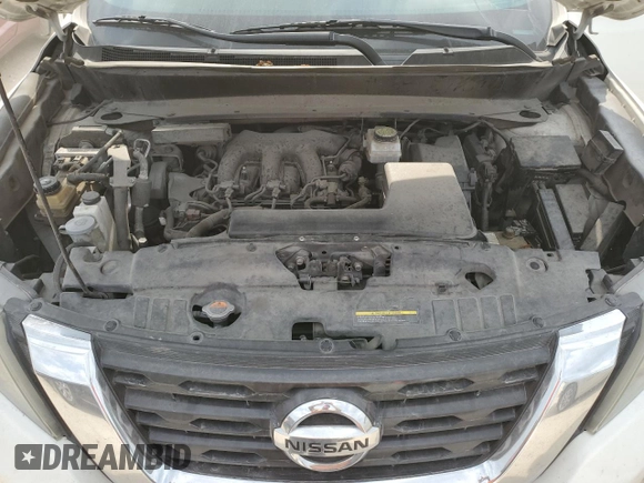 2017 Nissan Pathfinder S with VIN 5N1DR2MM2HC632312, listed as a Copart auction lot 53745965 with 160,305 mi miles and Clean title. Bid and sale history available at DreamBid. Image 12.