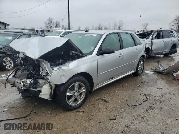 2005 Chevrolet Malibu Maxx LS with VIN 1G1ZT64865F321569, listed as a Copart auction lot 86920634 with 167,631 mi miles and Salvage Title. Bid and sale history available at carsss.com. Image 1.