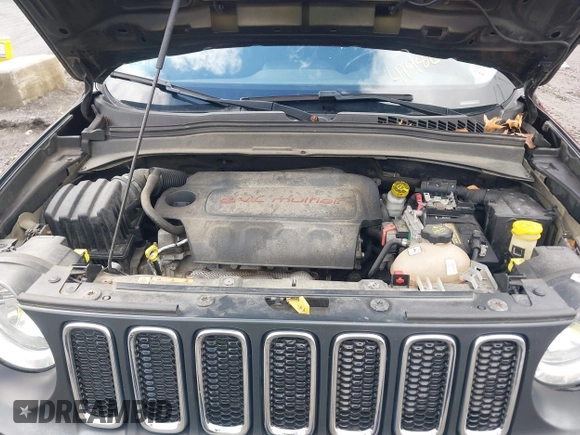 2016 Jeep Renegade Latitude with VIN ZACCJBBT3GPD93736, listed as a IAAI auction lot 41986406 with 98,571 mi miles. Bid and sale history available at carsss.com. Image 10.