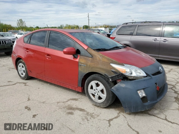 2010 Toyota Prius II with VIN JTDKN3DU9A5202820, listed as a Copart auction lot 55460885 with 248,099 mi miles and Clean Title. Bid and sale history available at carsss.com. Image 4.