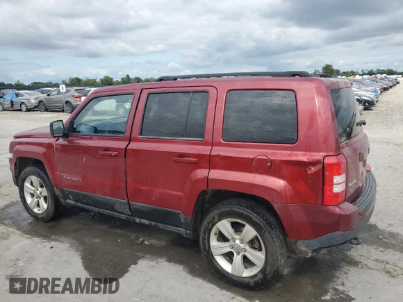 2014 Jeep Patriot Latitude with VIN 1C4NJRFB8ED845677, listed as a Copart auction lot 66019864 with 188,587 mi miles and Salvage Title. Bid and sale history available at carsss.com. Image 2.