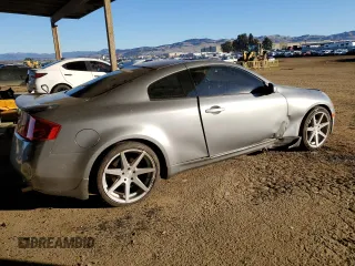 2004 Infiniti G35 Coupe w/Leather with VIN JNKCV54EX4M827003, listed as a Copart auction lot 83712004 with 134,907 mi miles and Salvage Title. Bid and sale history available at carsss.com. Image 3.