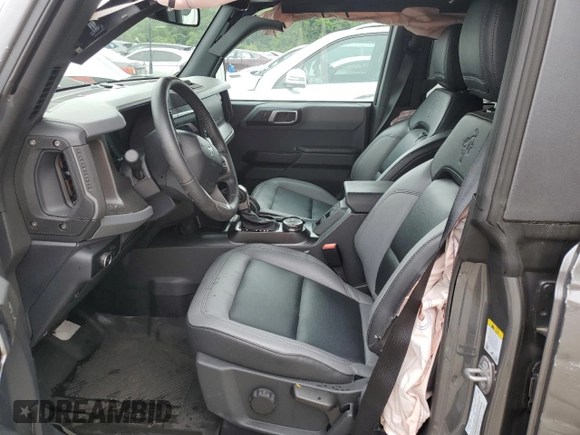 2024 Ford Bronco Big Bend with VIN 1FMDE7BH7RLB26880, listed as a Copart auction lot 60023905 with Not provided miles and Salvage title. Bid and sale history available at DreamBid. Image 7.
