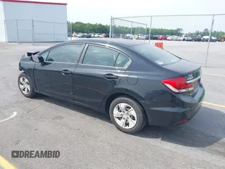 2015 Honda Civic LX with VIN 19XFB2F53FE043427, listed as a IAAI auction lot 42085488 with Not Provided miles and . Bid and sale history available at DreamBid. Image 3.