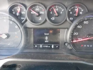 2019 Chevrolet Silverado 1500 Work Truck with VIN 1GCRYAEF2KZ370481, listed as a IAAI auction lot 41594979 with 111,100 mi miles. Bid and sale history available at carsss.com. Image 7.