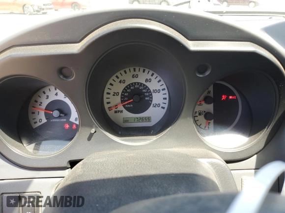 2004 Nissan Frontier XE with VIN 1N6ED27T84C446811, listed as a Copart auction lot 54988415 with 172,655 mi miles and Salvage title. Bid and sale history available at DreamBid. Image 9.