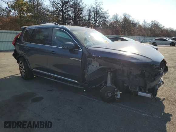 2024 Volvo XC90 Core Bright Theme with VIN YV4L12PK8R1185755, listed as a Copart auction lot 78239984 with 4,946 mi miles and Salvage Title. Bid and sale history available at carsss.com. Image 4.
