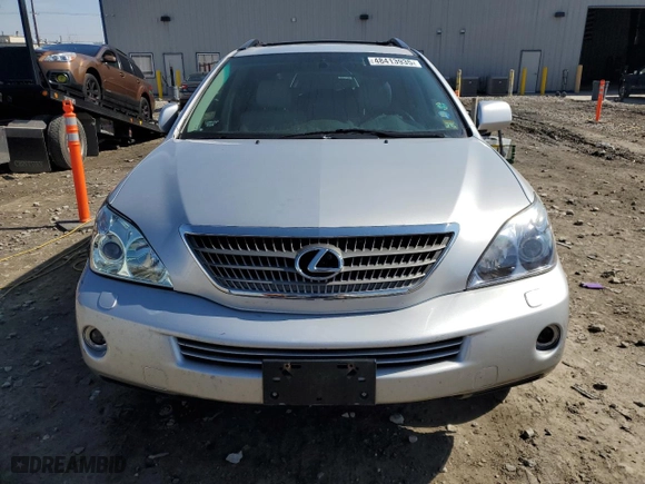 2008 Lexus RX 400h with VIN JTJHW31U782852699, listed as a Copart auction lot 48413935 with 141,090 mi miles and Clean Title. Bid and sale history available at carsss.com. Image 5.