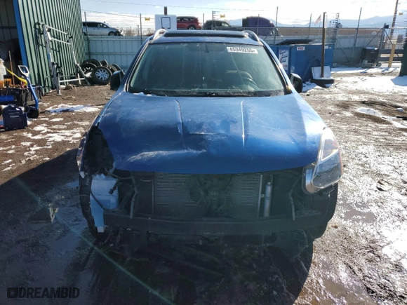 2008 Nissan Rogue S with VIN JN8AS58V78W134514, listed as a Copart auction lot 45349255 with 63731 miles and Salvage Title. Bid and sale history available at carsss.com. Image 5.