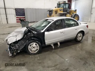 2002 Saturn SL with VIN 1G8ZK527X2Z267857, listed as a Copart auction lot 46072975 with 0 mi miles and Salvage Title. Bid and sale history available at carsss.com. Image 1.