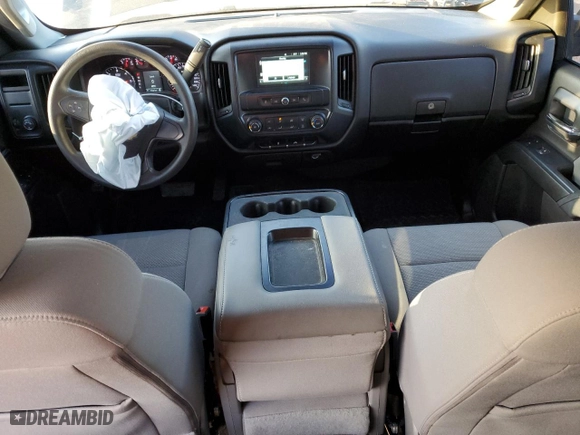 2018 Chevrolet Silverado 1500 Custom with VIN 3GCUKPEC1JG384424, listed as a Copart auction lot 43831585 with 37,267 mi miles and Salvage Title. Bid and sale history available at carsss.com. Image 8.