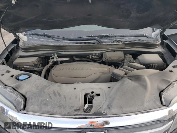 2016 Honda Pilot EX-L with VIN 5FNYF6H72GB106385, listed as a Copart auction lot 44000395 with 128,520 mi miles and Salvage Title. Bid and sale history available at carsss.com. Image 12.