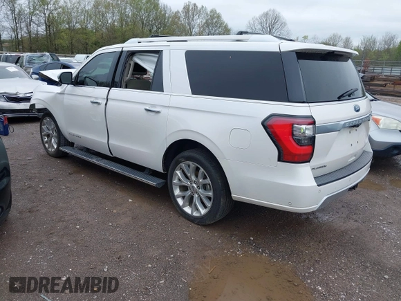 2019 Ford Expedition Max Platinum z VIN 1FMJK1MTXKEA29161, wystawiony jako IAAI lot #41963681 z przebiegiem 122 561 mil mil oraz . Historia ofert i sprzedaży dostępna na DreamBid. Obrazek 3.