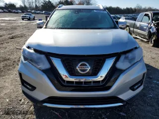 2017 Nissan Rogue SL with VIN JN8AT2MT6HW406664, listed as a Copart auction lot 49605335 with 81,081 mi miles and Salvage Title. Bid and sale history available at carsss.com. Image 5.