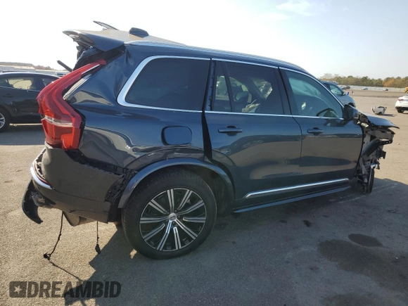 2024 Volvo XC90 Core Bright Theme with VIN YV4L12PK8R1185755, listed as a Copart auction lot 78239984 with 4,946 mi miles and Salvage Title. Bid and sale history available at carsss.com. Image 3.