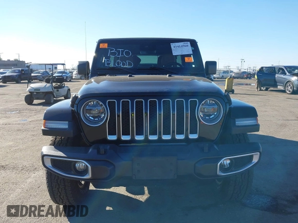2021 Jeep Wrangler Unlimited Sahara Altitude z VIN 1C4HJXEN5MW659188, wystawiony jako IAAI lot #41414960 z przebiegiem 72 698 mil mil oraz . Historia ofert i sprzedaży dostępna na DreamBid. Obrazek 12.