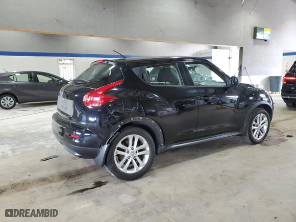 2014 Nissan Juke S with VIN JN8AF5MR8ET354674, listed as a Copart auction lot 53100175 with 118,041 mi miles and Salvage Title. Bid and sale history available at carsss.com. Image 3.