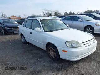 2004 Hyundai Accent GL with VIN KMHCG45C64U539526, listed as a IAAI auction lot 41199434 with 81,442 mi miles. Bid and sale history available at carsss.com. Image 1.