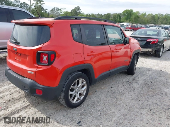 2016 Jeep Renegade Latitude with VIN ZACCJABT9GPD08778, listed as a IAAI auction lot 41981281 with 89,971 mi miles and . Bid and sale history available at carsss.com. Image 4.