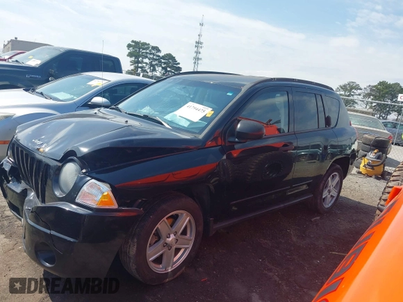 2008 Jeep Compass Sport with VIN 1J8FT47W68D711699, listed as a IAAI auction lot 41794475 with 182,700 mi miles. Bid and sale history available at carsss.com. Image 14.
