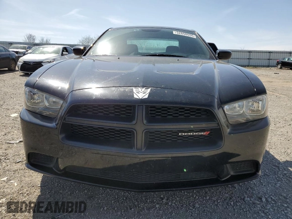 2014 Dodge Charger Police with VIN 2C3CDXAG0EH357871, listed as a Copart auction lot 52650555 with 143,334 mi miles and Salvage Title. Bid and sale history available at DreamBid. Image 5.