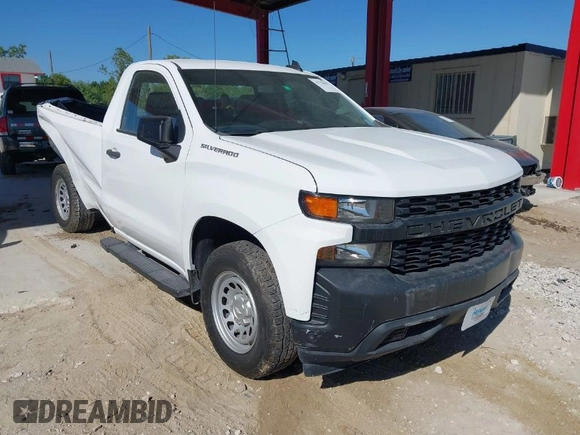 2021 Chevrolet Silverado 1500 Work Truck with VIN 3GCNWAEH0MG263521, listed as a IAAI auction lot 41775059 with 56,961 mi miles. Bid and sale history available at carsss.com. Image 1.