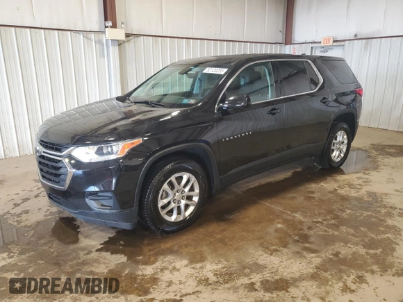 2019 Chevrolet Traverse LS with VIN 1GNEVFKW6KJ244977, listed as a Copart auction lot 52120255 with 65,359 mi miles and Salvage Title. Bid and sale history available at carsss.com. Image 1.