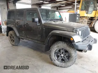 2017 Jeep Wrangler Unlimited Sahara with VIN 1C4BJWEG8HL638067, listed as a IAAI auction lot 41274352 with 57,339 mi miles. Bid and sale history available at carsss.com. Image 1.