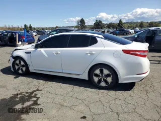 2012 Kia Optima Hybrid with VIN KNAGM4AD8C5019587, listed as a Copart auction lot 51958435 with 128,877 mi miles and Salvage Title. Bid and sale history available at carsss.com. Image 2.