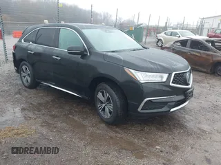 2017 Acura MDX with VIN 5J8YD4H30HL004722, listed as a IAAI auction lot 41204272 with 195,015 mi miles. Bid and sale history available at carsss.com. Image 1.