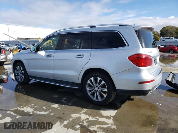 2015 Mercedes-Benz GL-Class GL 450 with VIN 4JGDF6EEXFA460305, listed as a Copart auction lot 43785293 with 58,624 mi miles. Bid and sale history available at carsss.com. Image 2.
