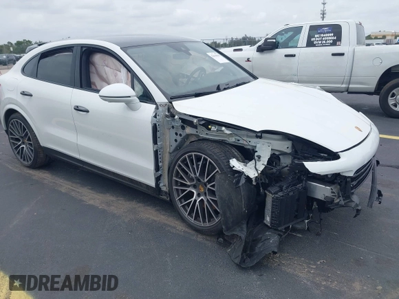 2023 Porsche Cayenne with VIN WP1BA2AY2PDA26896, listed as a IAAI auction lot 42434506 with 10,577 mi miles and . Bid and sale history available at DreamBid. Image 1.