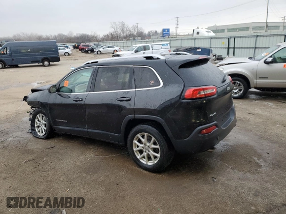 2014 Jeep Cherokee Latitude with VIN 1C4PJMCS9EW128600, listed as a Copart auction lot 43817505 with Not Provided miles and Salvage Title. Bid and sale history available at DreamBid. Image 2.