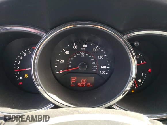2012 Kia Sorento LX with VIN 5XYKTDA21CG196309, listed as a Copart auction lot 48688555 with 90,012 mi miles and Salvage Title. Bid and sale history available at carsss.com. Image 9.