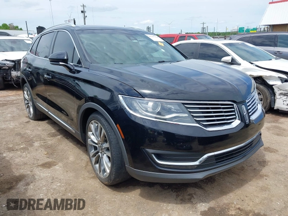 2017 Lincoln MKX Reserve z VIN 2LMPJ6LP6HBL47575, wystawiony jako IAAI lot #42147354 z przebiegiem 99 571 mil mil oraz . Historia ofert i sprzedaży dostępna na DreamBid. Obrazek 1.