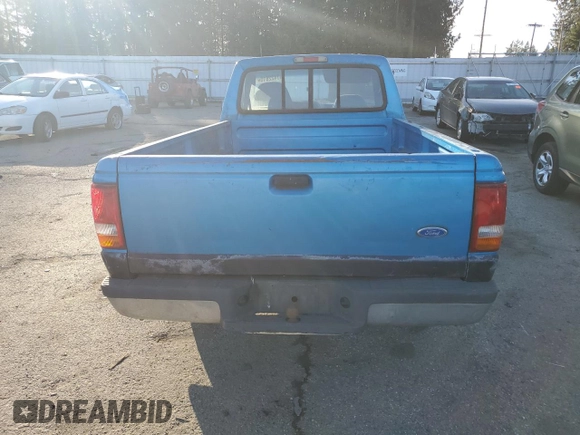 1993 Ford Ranger Splash with VIN 1FTCR10A2PUB80473, listed as a Copart auction lot 47422615 with 64,546 mi miles and Salvage title. Bid and sale history available at DreamBid. Image 6.