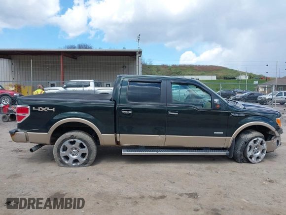 2012 Ford F-150 XL with VIN 1FTFW1ET1CFB62397, listed as a IAAI auction lot 42017950 with 206,207 mi miles. Bid and sale history available at carsss.com. Image 13.